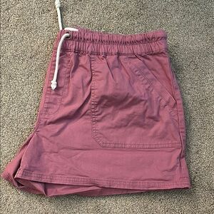 EUC Pact Mauve Drawstring Shorts